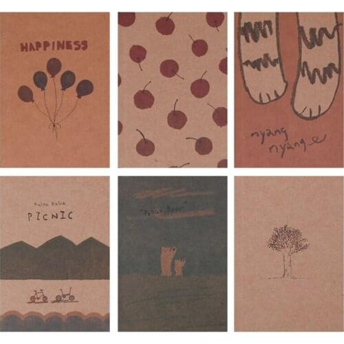 Notebook Blank Page Painting Paper Book Journal Diary Notepad Memo Pads Supplies new