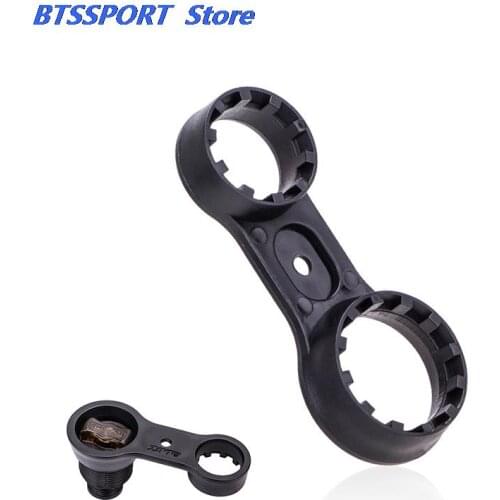 Bike Bottom Bracket Wrench Double Ended Bottom Bracket Wrench Tool for SR Suntour XCT XCM XCR MTB Front Fork Detach Repair Tools
