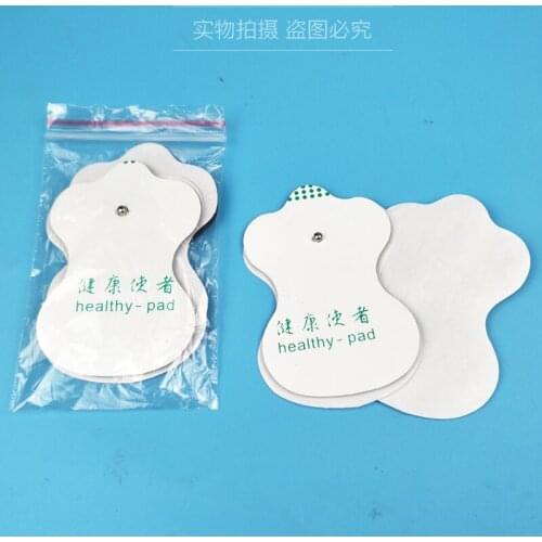 Electrotherapy Button Patch Electrode Silicone Sheet Massager Accessories