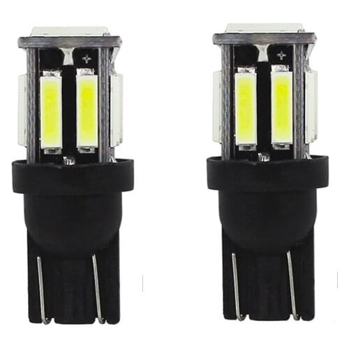 T10 W5W Car Interior Light Instrument Lights Bulb Lamp Dome Light 194 501 Led 4014 10SMD 12V 6000K Trunk Lamp Clearance Lights