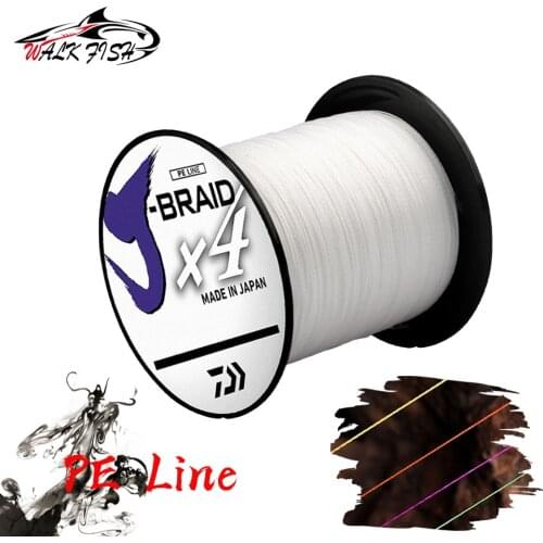 WALK FISH 500m 4 Braided Fishing Line Abrasion Resistance PE Braided Wire Super Strong Multifilament Fishing Line Fishing Tools