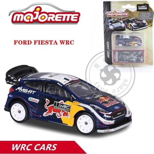 Majorette 1/64 WRC Series FORD FIESTA Car Hot Pop Kids Toys Motor Vehicle Diecast Metal Model MJ212084012