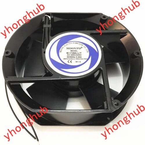 MDOVPD M-1725A-L/T MD17251A2SAL AC 220V 0.25A 2-Wire Server Cooling Fan