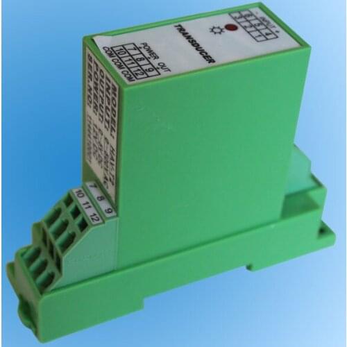 Single-phase AC voltage isolation transmitter Transducer 35mm Din Rail Module 0 to 1000V Output 4~20mA 0~10V