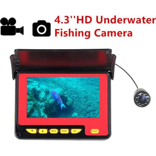 20M 30M Underwater Ice Fishing Camera Video Fish Finder 4.3 Inch Monitor Camera Video Recording Camera DVR