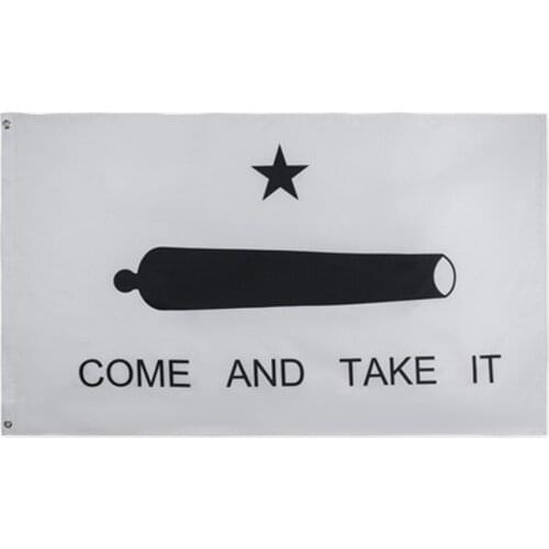 ANLEY Come And Take It big gun Flag Texas Gonzales NRA flags Texas Revolution Military Spartan 3x5feet