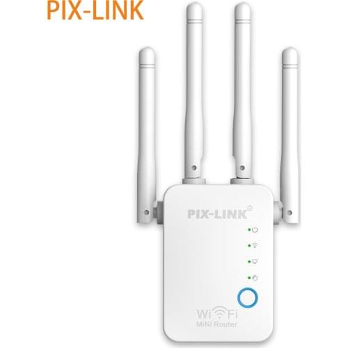 Wireless Router WiFi Repeater Access Mini Point Mode Antennas Booster 2.4G Amplifier Long Range Signal Wi-Fi Extender