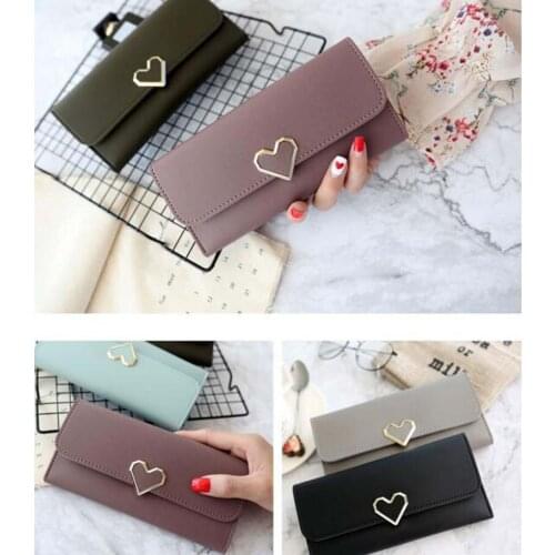 Luxury Fashion Women Long Pu Leather Wallets High Quality Ladies Clutch Bags Multifunction Card Holder Cheque Passport Purse