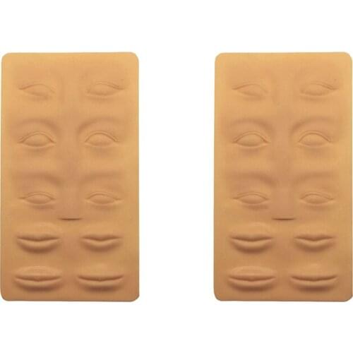 Silica gel 3D Practice Skin Eye Lips Cosmetics Fake Skin Eyebrow Tattoo Practice Skin Accessories Beginners