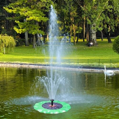 6V/1.4W 180L/H Solar Fountain Pump Lotus-shaped Waterproof Solar Panel Water Pump Bird Bath For Pond Pool Garden Decoration