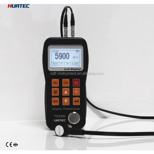 TG-3300 NDT Ultrasonic thickness gauge plastic thickness testing instrument
