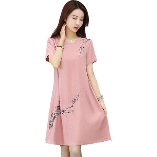 TangWindVisual Linen Summer Dresses