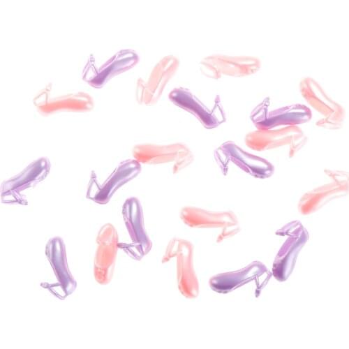 TOYZHIJIA 10pairs/lot Colorful Fashion Shoes Heel Sandal For Barbie Doll Gift Ballet dancing shoes Doll Accessories