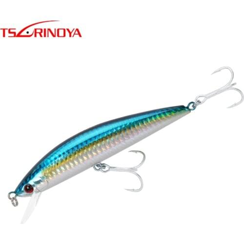 TSURINOYA DW37 Sinking MINNOW 120mm 40g Big Minnow Fihsing Lures Artificial Hard Bait Salt Water Lure