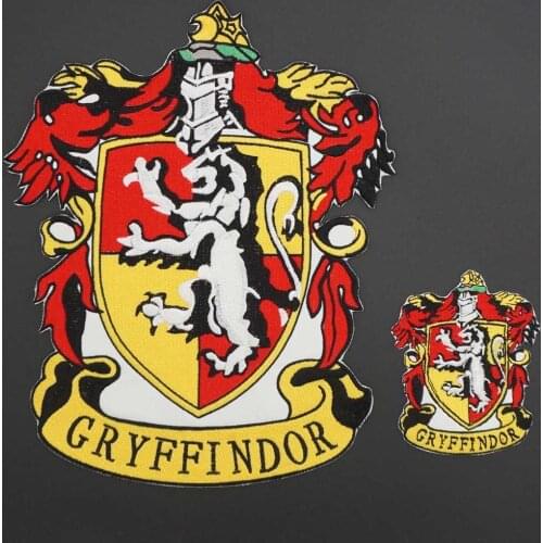 Magic Academy Badge Large Embroidery Patch Cloth Leather Jacket Decoration Back High-grade Iron-On