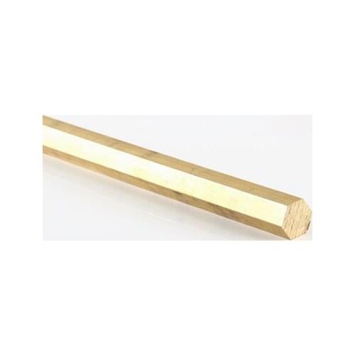 1pcs 450mm long diameter 4.5mm/5mm/5.5mm/6mm/6.5mm/7mm H59/H62 hex brass rod six parties bar brassiness solid stick