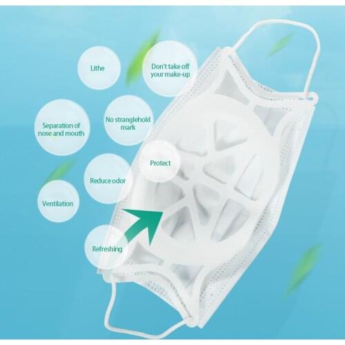 1PCS Silicone 3d Breathable Mask Filter Holder Mask Holder Auxiliary Holder To Prevent Stuffiness, Breathable And Waterproof