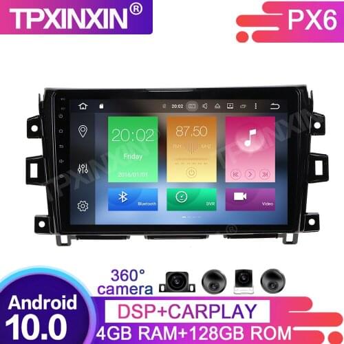 128 Android 10 For NISSAN NP300 Navara 2014+ Car Multimedia Player GPS Navigation Headunit Auto Radio Audio Stereo Tape Recorder