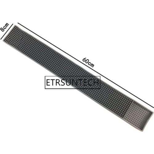 20pcs PVC Service Bar Mat Heavy Duty Home Bar Rubber Drip Mats Cocktail Bartender Tea Cup Mug Set Waterproof Placemat