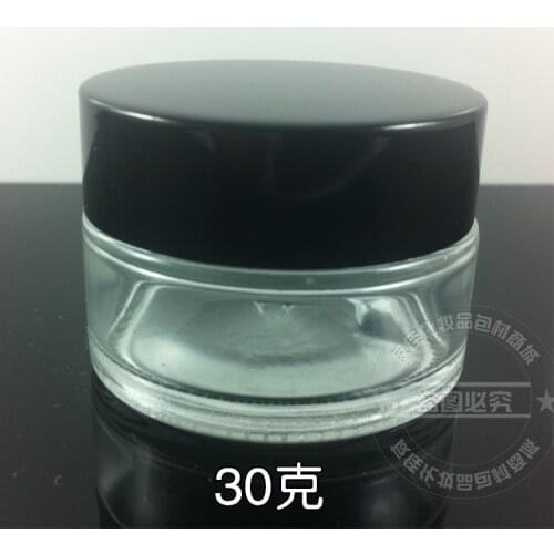 30g clear cream jar,cosmetic jar,glass jar or cream container,eye cream jar