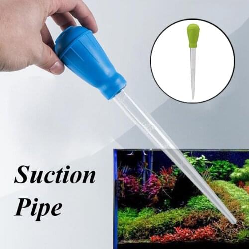 30ml Manual Mini Suction Pipe Filter Pump Aquarium Fish Tank Siphon Cleaning Tools Sediment Residual Feed Water Cleaner Dropship