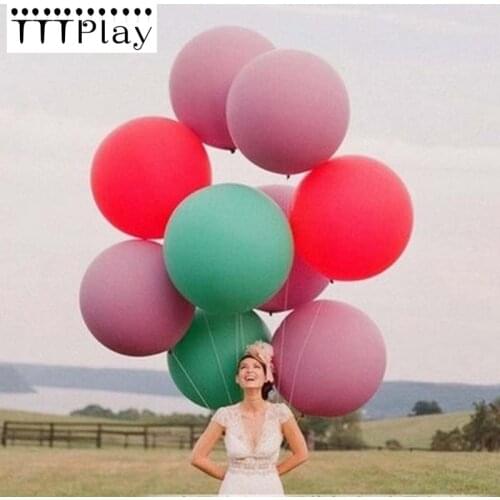 36 inch Balloon Giant Gold Wedding Decoration Latex Big Balloons Happy Birthday Party Supplies Inflatable Helium Air Balls 1 PCS