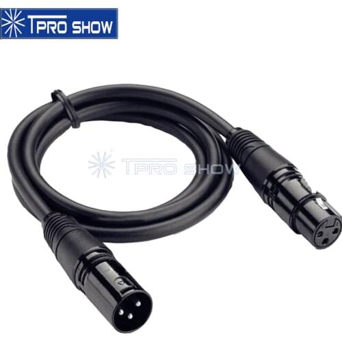 3Pin Dmx Cable Xlr Connector Dmx512 Signal Line For Dmx Controller Wireless Disco Light Laser Light Moving Head Smoke Machine