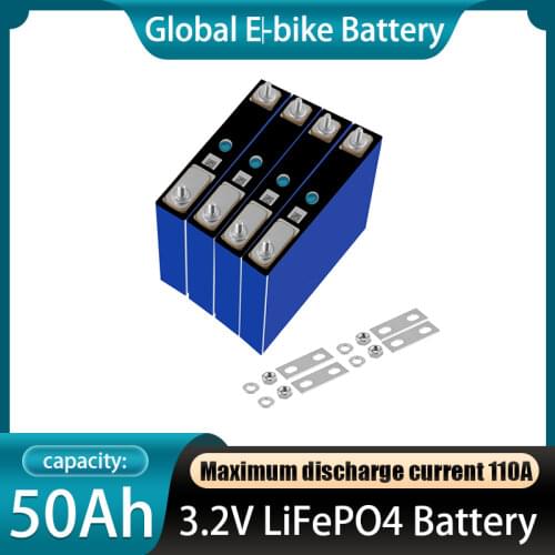 4pcs LiitoKala 3.2V 50Ah lifepo4 cells Lithium iron phosphate for 12V 50Ah rechargeable battery pack diy solar energy storage