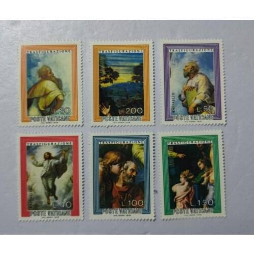 A45 6PCS Vatican stamps, 1976， Post Stamps Postage Collection