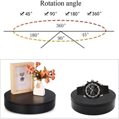 138 Charging Automatic Turntable Live Turntable Jewelry Electric Rotating Table 360 Degree Rotate Panoramic Display Table