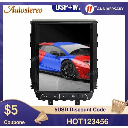 Tesla Style Android 9.0 PX6 Car GPS Navigation ForTOYOTA LAND CRUISER LC200 2016-2018 Stereo Headunit Multimedia Player Carplay