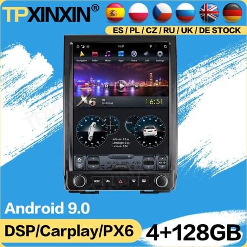 128GB Tesla Screen Car Multimedia Stereo Radio Android 9 For Ford Conqueror 2015 GPS Navigation Player Video Receiver Head Unit