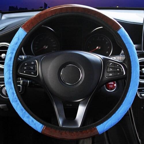 Car Anti Slip Protection Cover Without Inner Ring Wheel Steering Leather Pad Without Inner Ring Braid Universal Steering Wheel