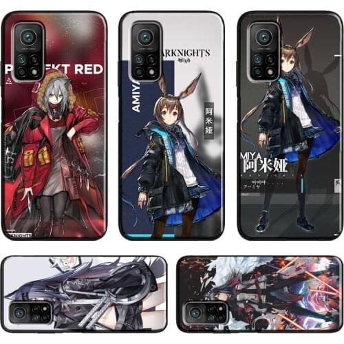 Amiya Ansel Arknights For Xiaomi Mi 10T Pro Mi Note 10 Lite Mi 11 Ultra Case For POCO M3 Pro F3 F2 X3 Pro Cover