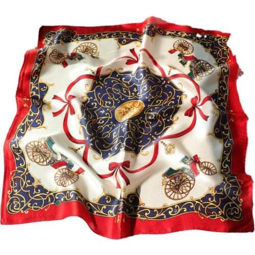 DANKEYISI Lady Real Silk Scarf Women Nature Silk Neck Scarf Female Fourlard Square Scarves Bag Hair Ribbon Men Handkerchief