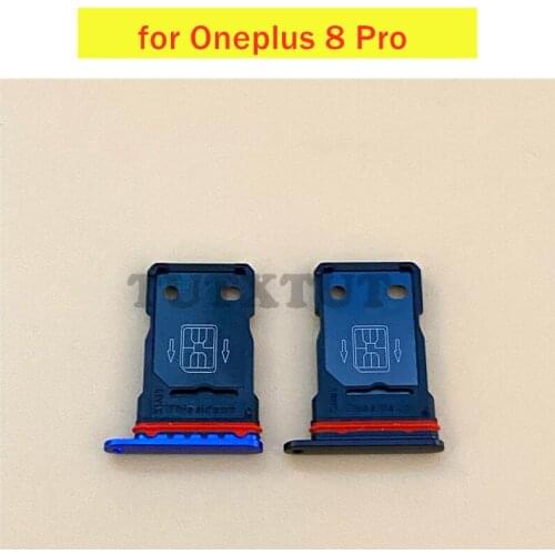 For Oneplus 8 Pro Card Tray Holder SIM Card SD Card Slot Holder Adapter for Oneplus 8 Pro Repair Spare Parts