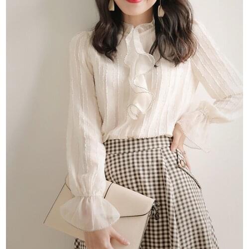 Faitesvous Womens Chiffon Blouses
