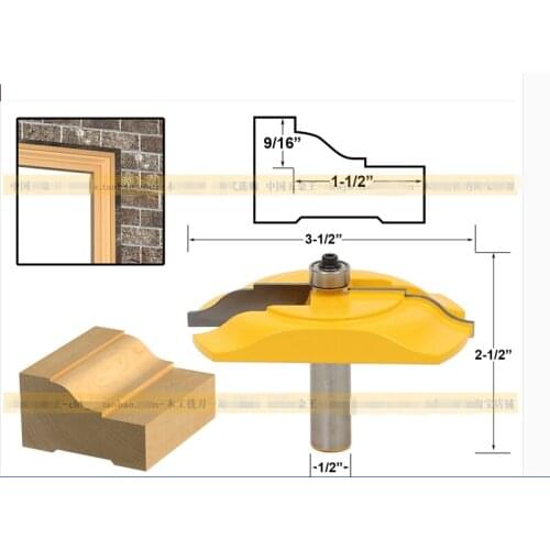 1piece 1/2*3-1/2 tennon cabniet door line milling machine woodworking cutter tools cnc router bits