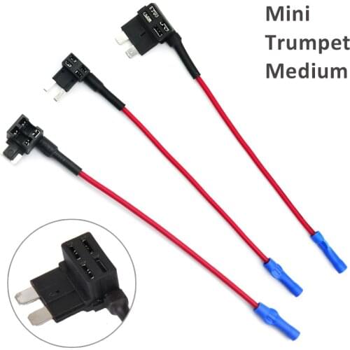 Mini/Medium/Small Standard Add A Circuit Fuse Tap Piggy Back Blade Holder Plug Socket M8617