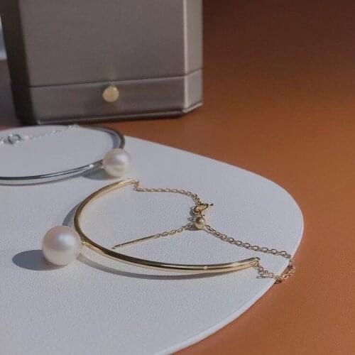 Trendy New 925 Sterling Silver Bangle Settings Findings Mountings Base Parts Bangle for Crystal Agate Pearls Jade Coral Beads