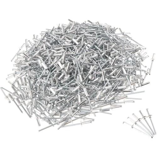 Stainless Steel Domed Rivet Fastener Assortment Kit - 500 Pieces - 304 Grade - 4.0x16mm Fishing Tackle