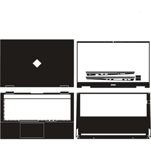 KH Laptop Sticker Skin Decals Cover Protector Guard for HP OMEN Laptop 15-ek0004T