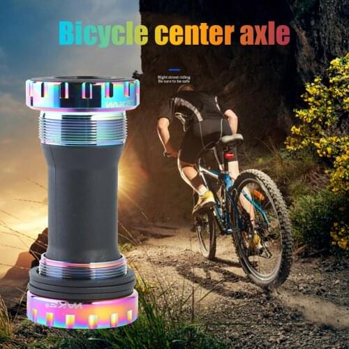 Mountain Bicycle Bottom Bracket MTB Road Bike Axis Aluminum Alloy Crankset Parts Portable Waterproof Cycling Element
