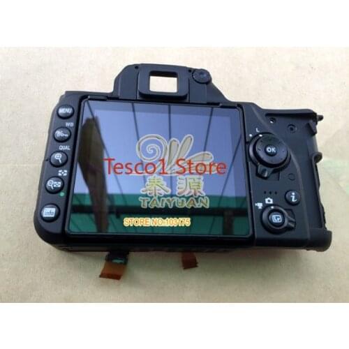 98%NEW Original For Nikon D7500 Back Cover Rear Cover w/ LCD Card Door Assembly Repair