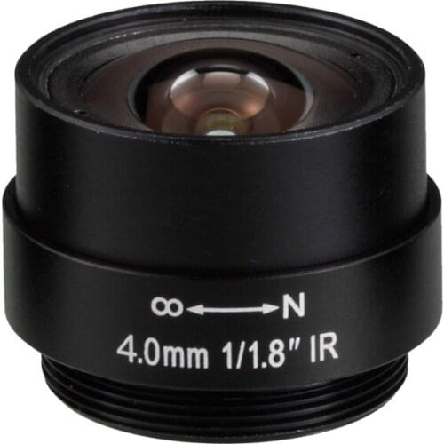 4mm Fixed IRIS F1.8 CS Mount 1/1.8" Format 5.0Megapixels HD IPC Lens for HD IP CCTV Camera (SL-0418MP)