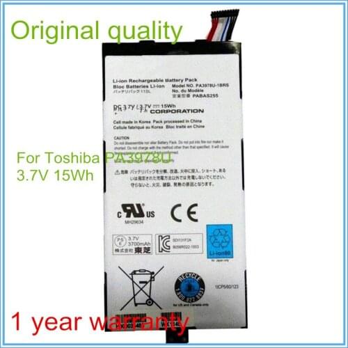 Laptop Battery For Original for PA3978u PABAS255 Built-in 3.7V 15WH laptop battery Free shipping