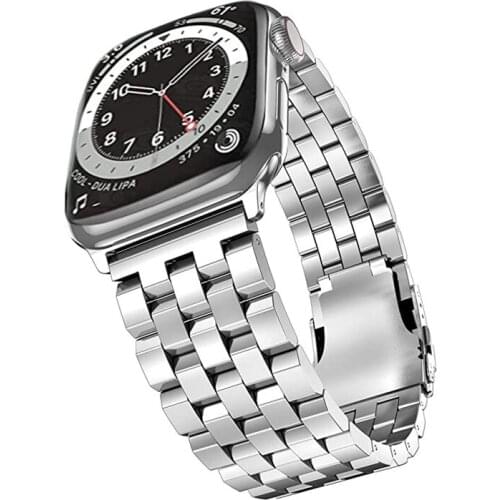 Newest Metal Bracelet For Apple Watch 6 SE Band 44mm 40mm Stainless Steel Strap For Applewatch 3 42mm 38mm iWatch 5 4 Watchbands