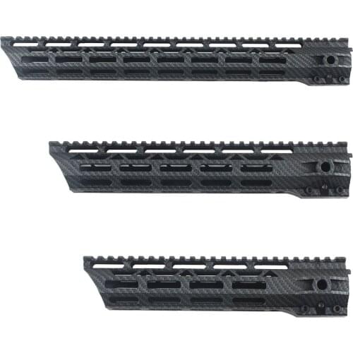Tactical 10/12/16.5 inch M4 M16 AR15 Free Float Quad Rail Picatinny Handguard Airsoft Rifles Mount Carbon Fiber M-lok Handguards
