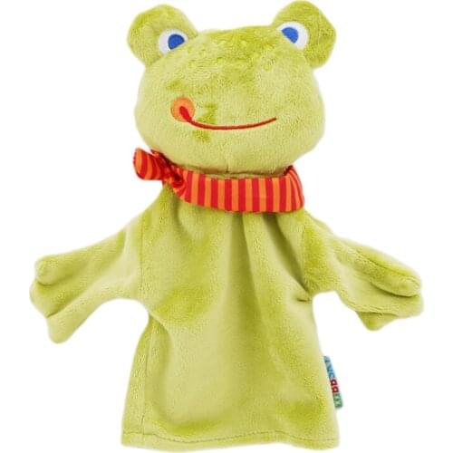 Duck&Frog Cute Hand Puppets Soft Educational Birthday Baby Toys Puppet Show For Children