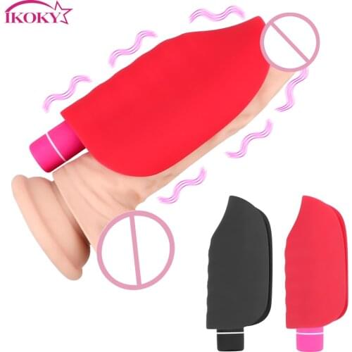 IKOKY Bullet Vibrator Penis Stimulate Massager Vibrating Penis Trainer Male Penis Exerciser Vibrator 9 Frequency Delay Trainer